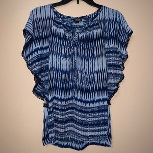✨💙 Ana Ruffle Blouse Size XS